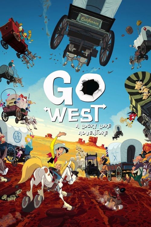 Go West: A Lucky Luke Adventure Poster