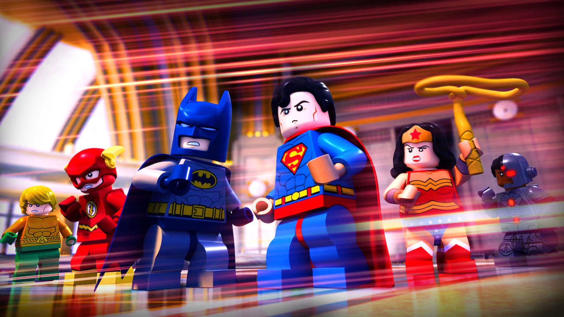 Lego DC Comics: Batman Be-Leaguered Backdrop