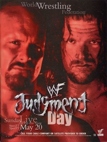 WWE Judgment Day 2001 Poster