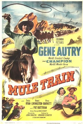  Mule Train Poster