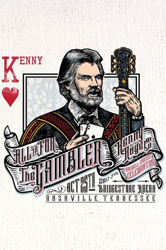 All In For The Gambler: Kenny Rogers Farewell Concert Celebration Poster