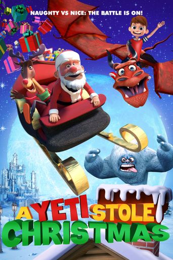  A Yeti Stole Christmas Poster