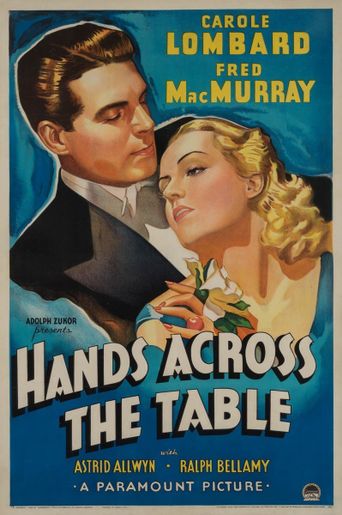  Hands Across the Table Poster
