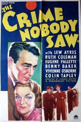  The Crime Nobody Saw Poster