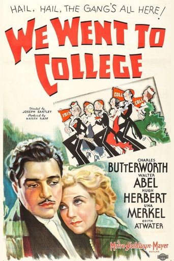 We Went to College Poster