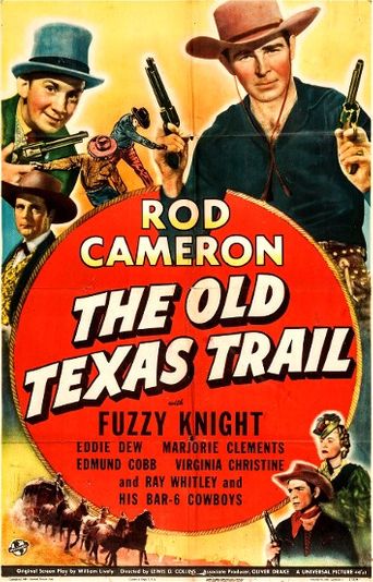  The Old Texas Trail Poster