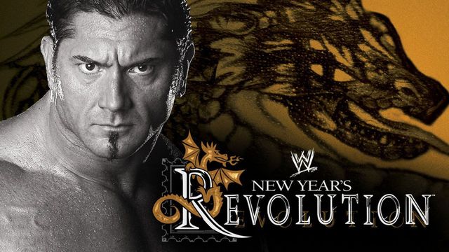 WWE New Year's Revolution 2005 Backdrop