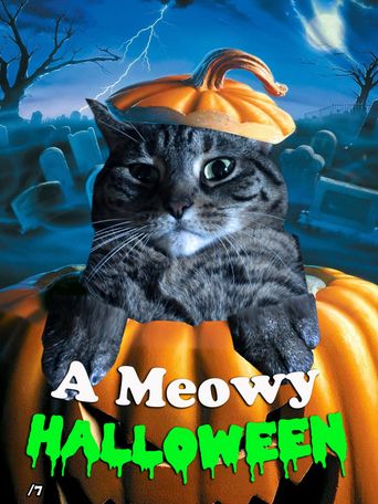  A Meowy Halloween Poster