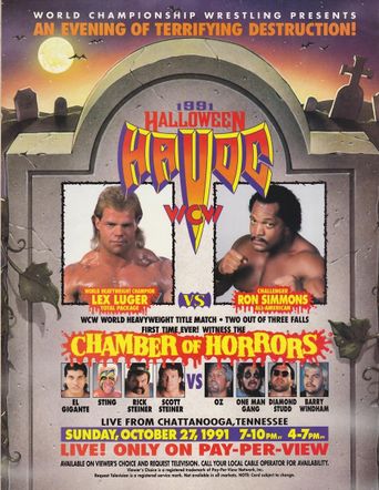  WCW Halloween Havoc 1991 Poster