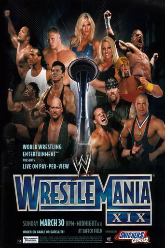  WWE Wrestlemania XIX Poster