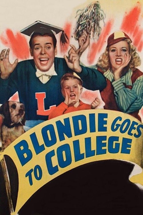Blondie Goes to College Poster