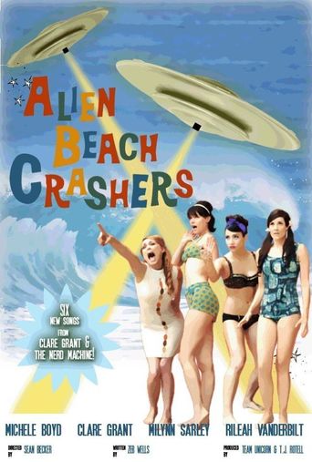  Alien Beach Crashers Poster
