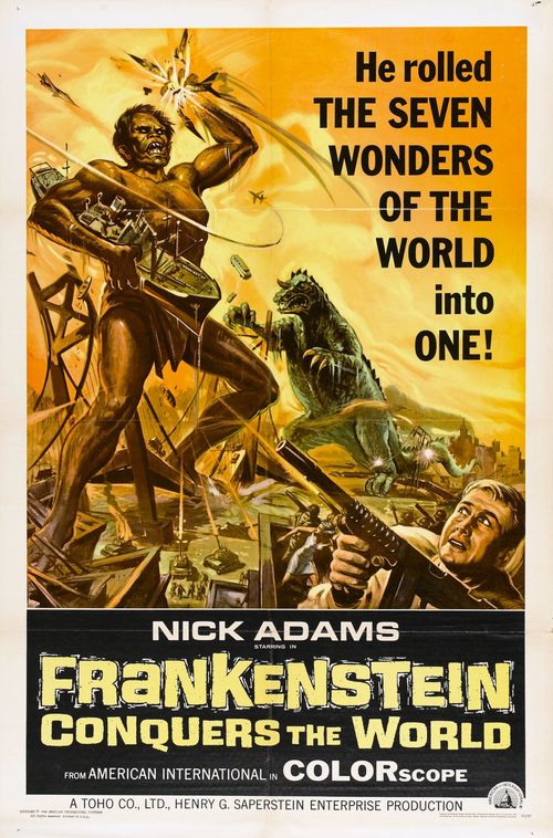 Frankenstein Conquers the World Poster