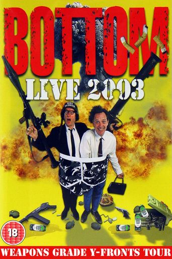  Bottom Live 2003: Weapons Grade Y-Fronts Tour Poster