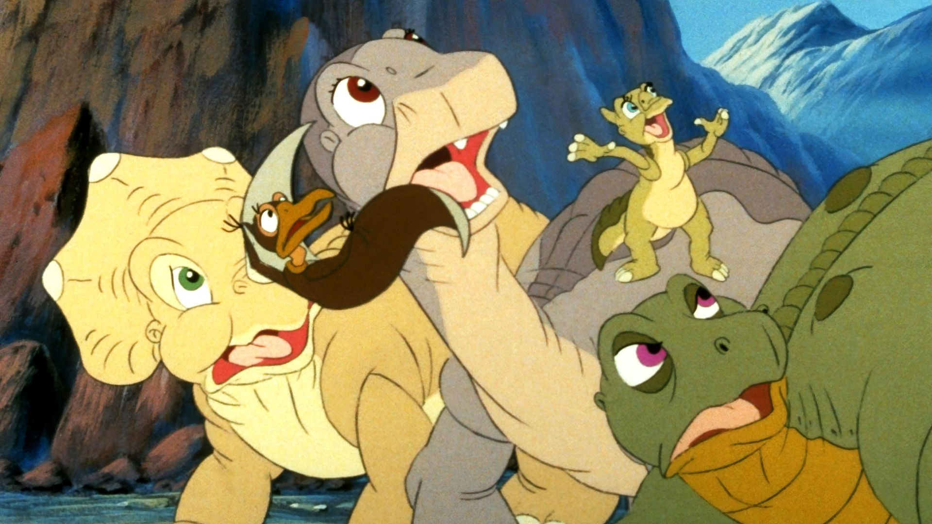 The Land Before Time III: The Time of the Great Giving Backdrop