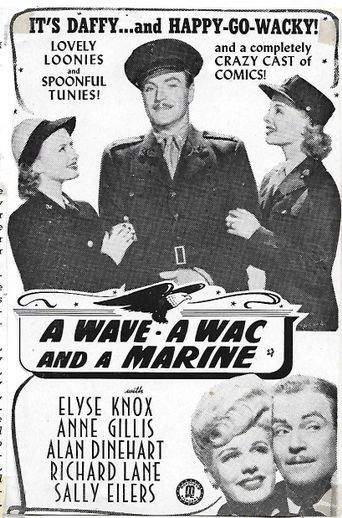  A Wave, a WAC and a Marine Poster