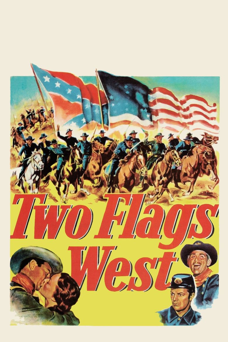 Two Flags West Poster