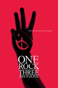  One Rock Three Religions Poster
