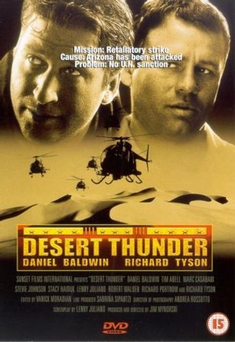  Desert Thunder Poster