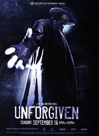  WWE Unforgiven 2007 Poster