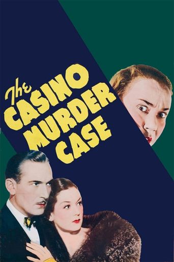  The Casino Murder Case Poster
