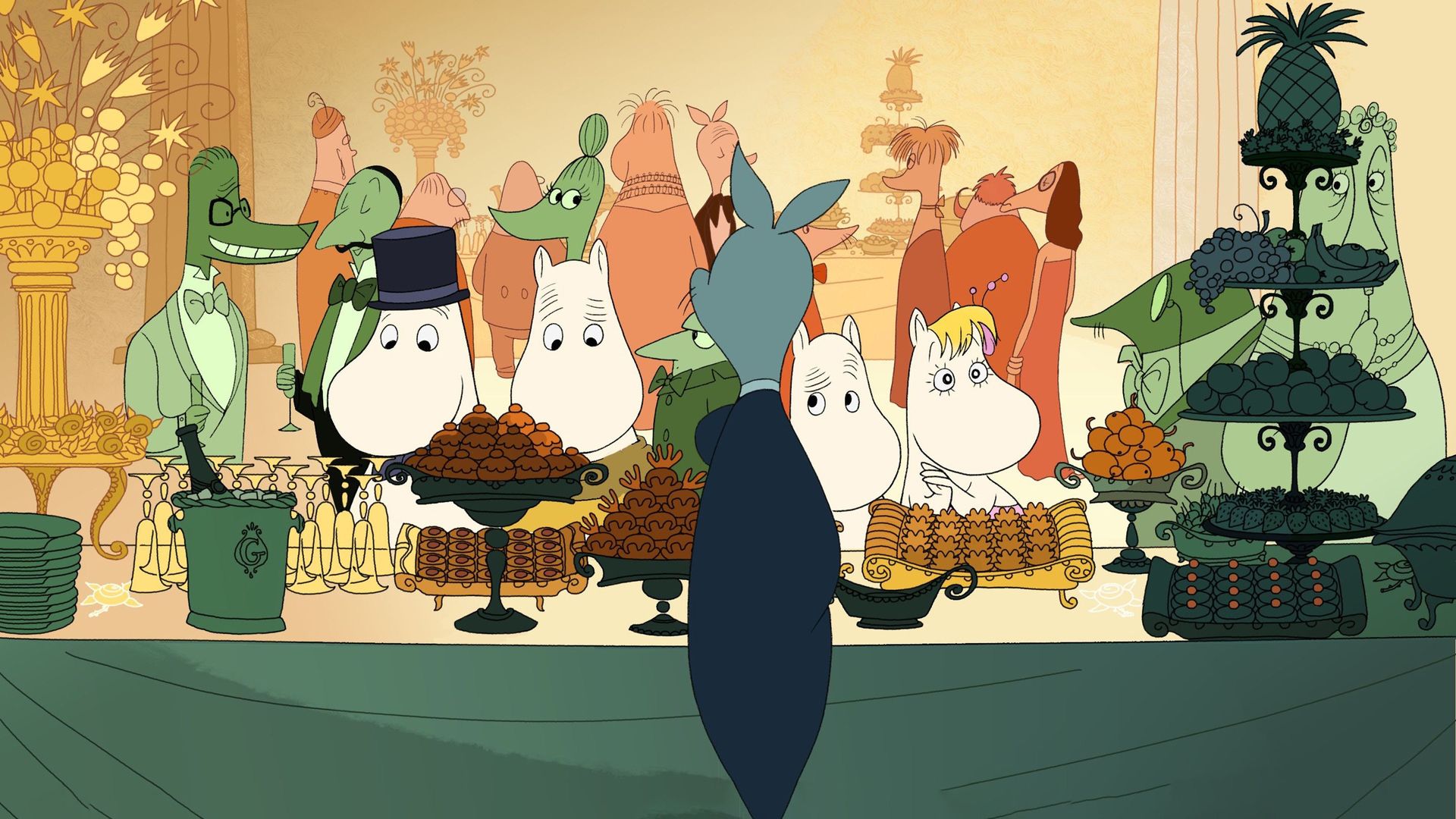 Moomins on the Riviera Backdrop