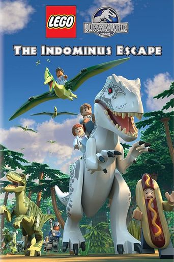  Lego Jurassic World: The Indominus Escape Poster