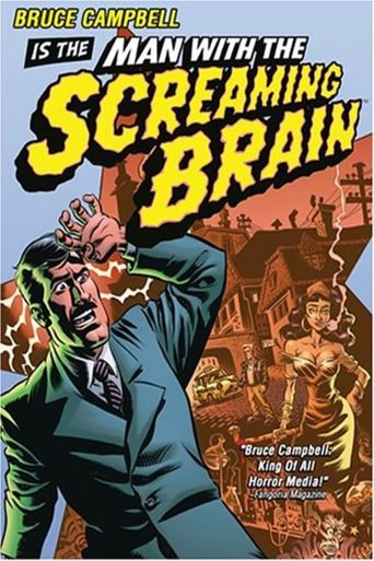  Man with the Screaming Brain Poster