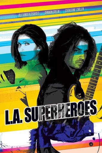  L.A. Superheroes Poster