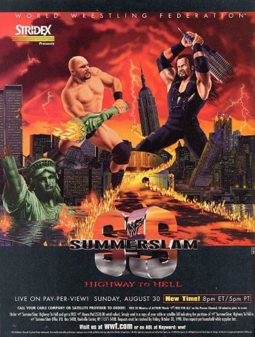 WWE SummerSlam 1998 Poster