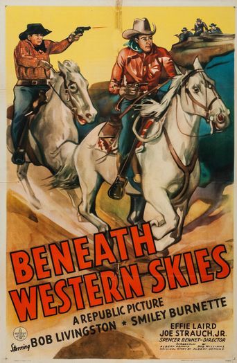  Beneath Western Skies Poster