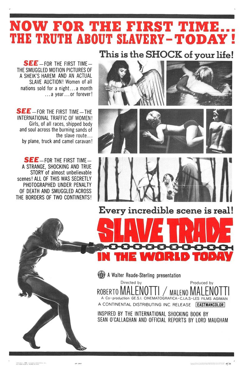 Slave Trade in the World Today Poster