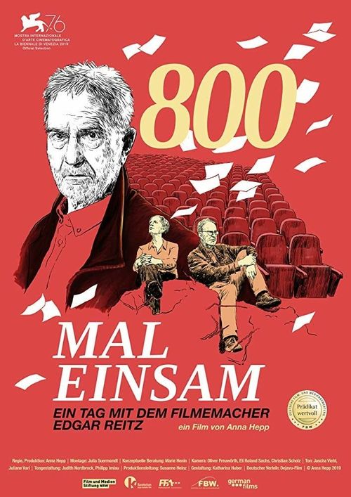 800 Mal Einsam - Ein Tag mit dem Filmemacher Edgar Reitz Poster