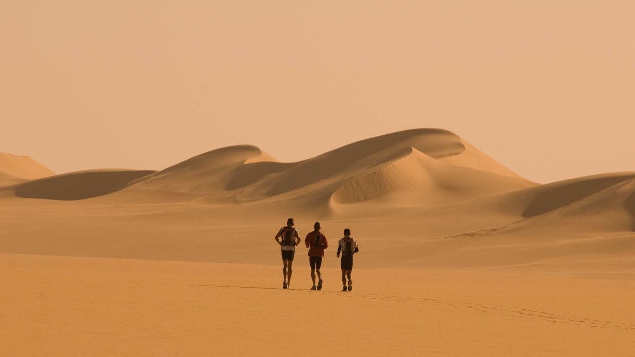Running the Sahara Backdrop