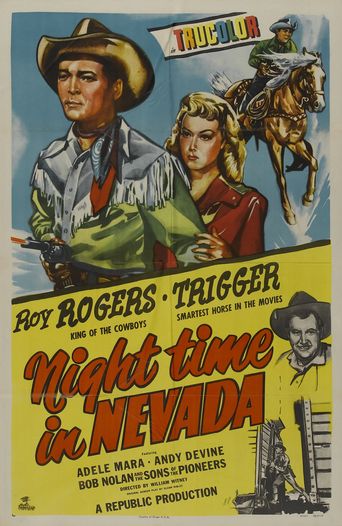  Nighttime in Nevada Poster