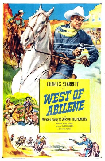  West of Abilene Poster