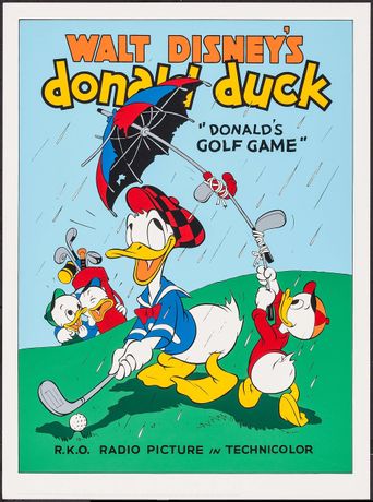  Donald's Golf Game Poster