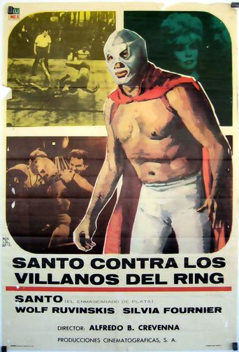  Santo the Silver Mask vs. The Ring Villains Poster