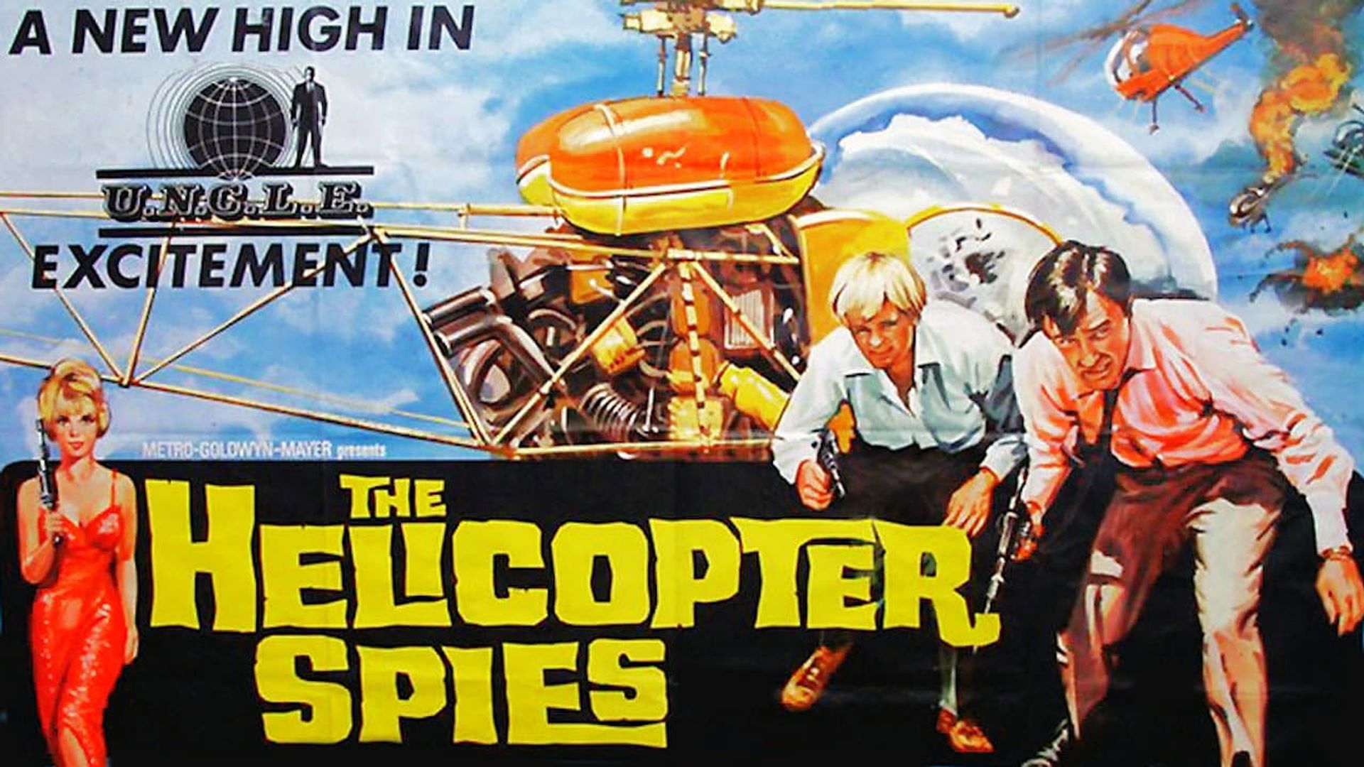 The Helicopter Spies Backdrop
