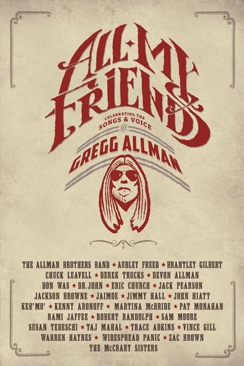  All My Friends: Celebrating the Songs & Voice of Gregg Allman Poster