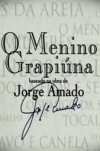  Jorge Amado - O Menino Grapiúna Poster