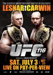  UFC 116: Lesnar vs. Carwin Poster