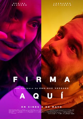 Firma aquí Poster
