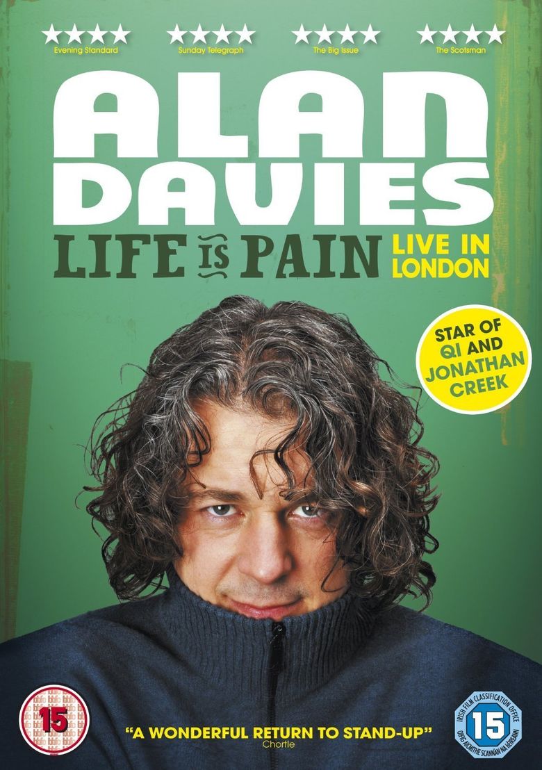 Alan Davies: Life is Pain Poster