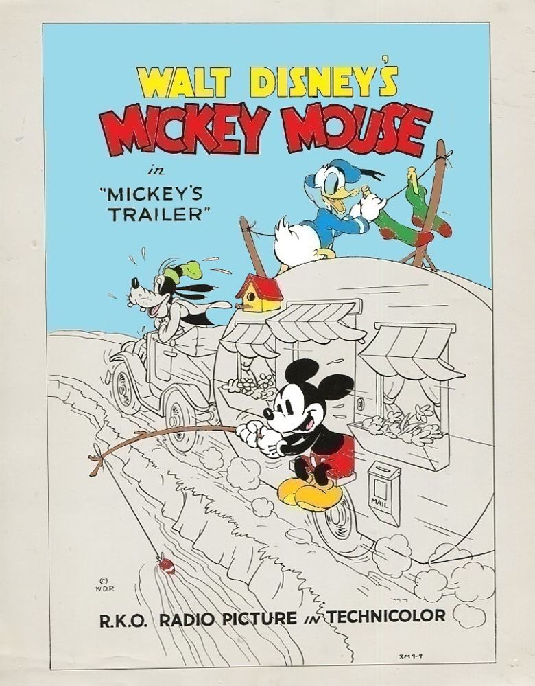 Mickey's Trailer Poster