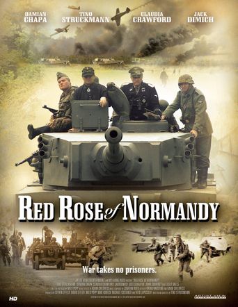  Red Rose of Normandy Poster
