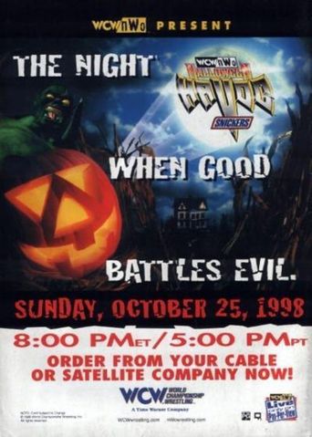  WCW Halloween Havoc 1998 Poster