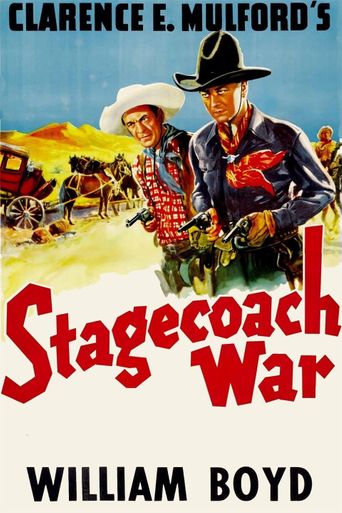 Stagecoach War Poster