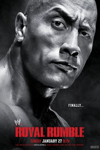  WWE Royal Rumble 2013 Poster