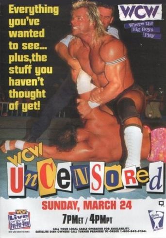  WCW Uncensored 1996 Poster